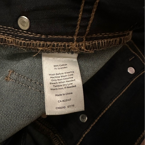 Talbots Black Wide Leg Jeans - Picture 5 of 7